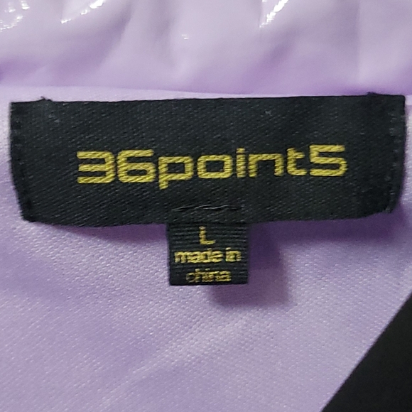 CLEARANCE! Purple Patent Leather Jacket (cropped) NWOT - Picture 3 of 4